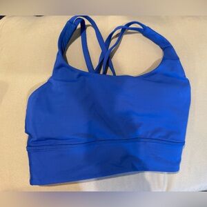 Lululemon Athletica Royal Blue Energy Longline Sports Bra